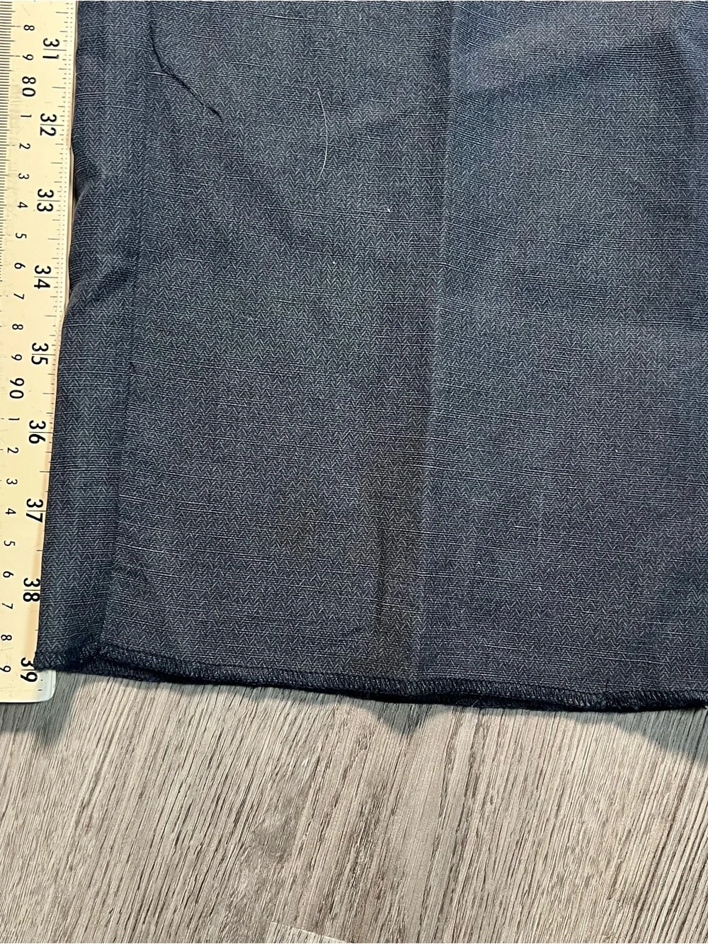 Orvis Signature Collection Men's Tencel Linen Pleated Trousers Pants 38 Raw Hem